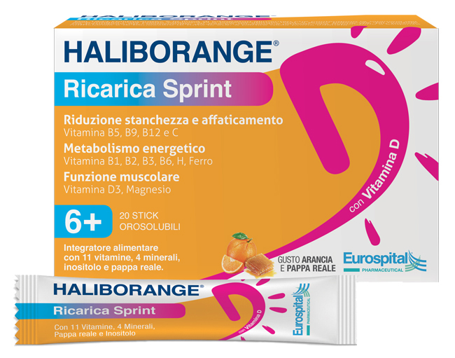 HALIBORANGE RICARICA SPRINT 20 STICK PACK 2 G - Antica Farmacia Ferrari