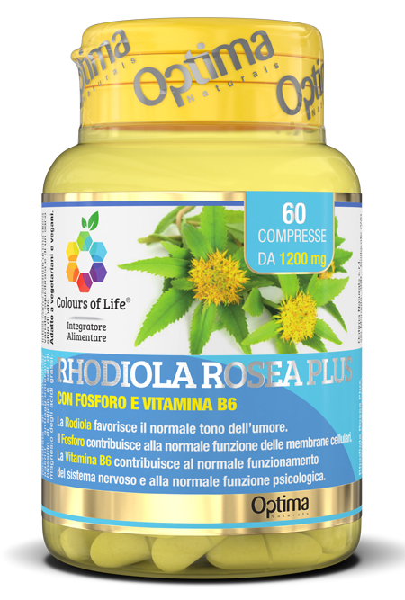COLOURS OF LIFE RHODIOLA ROSEA PLUS 60 COMPRESSE 1200 MG - Antica Farmacia Ferrari