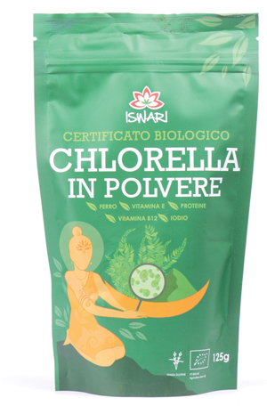 CHLORELLA POLVERE BIO 125 G ISWARI - Antica Farmacia Ferrari