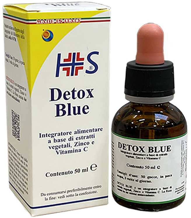 DETOX BLUE GOCCE 50 ML - Antica Farmacia Ferrari