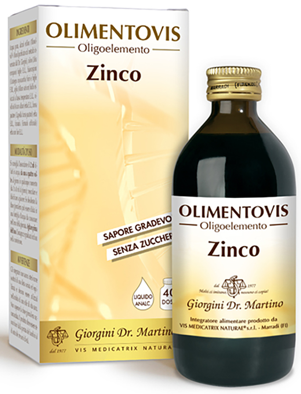 ZINCO OLIMENTOVIS 200 ML - Antica Farmacia Ferrari
