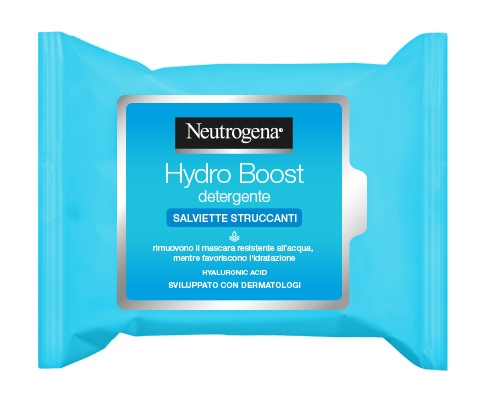 NEUTROGENA HYDRO BOOST SALVIETTE STRUCCANTI 25 PEZZI - Antica Farmacia Ferrari