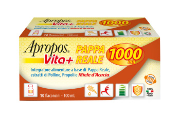 APROPOS VITA+ PAPPA REALE 1000MG 10 FLACONCINI DA 10 ML - Antica Farmacia Ferrari