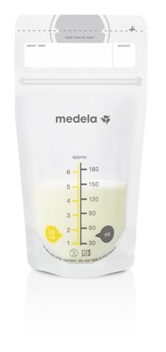 STORAGE BAGS SACCA PER LA CONSERVAZIONE DEL LATTE MATERNO 50 PEZZI - Antica Farmacia Ferrari