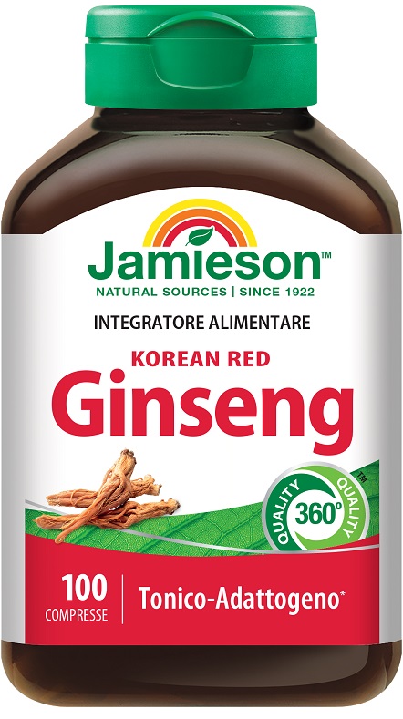 JAMIESON KOREAN GINSENG 100 COMPRESSE - Antica Farmacia Ferrari