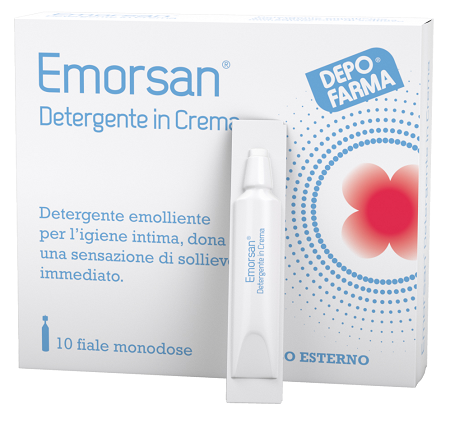 EMORSAN DETERGENTE CREMA 10 FIALE DA 3,5 ML - Antica Farmacia Ferrari