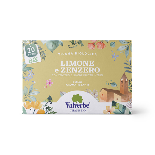 TISANA LIMONE/ZENZERO BIO 20 FILTRI - Antica Farmacia Ferrari