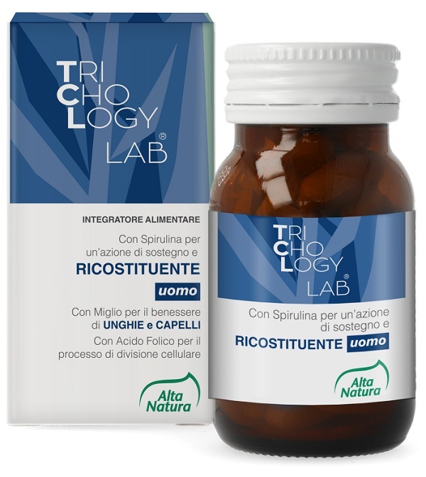 TRICHOLOGY LAB 50 COMPRESSE UOMO ANTICADUTA - Antica Farmacia Ferrari