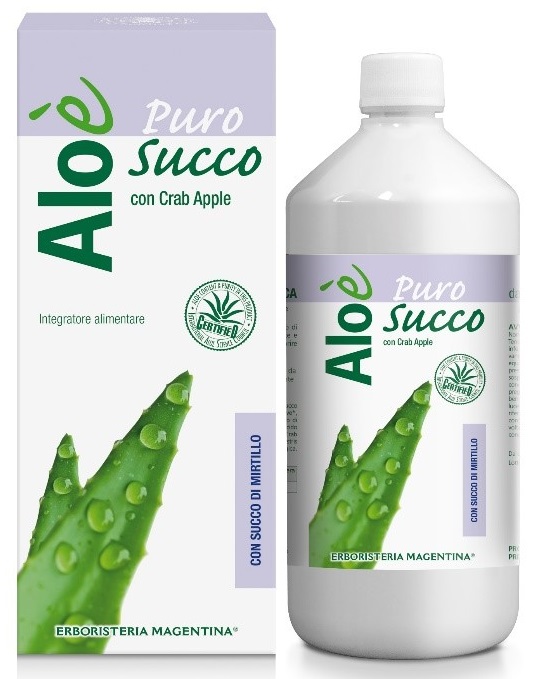 ALOE' ALOE VERA BIO + MIRTILLO 1 LITRO - Antica Farmacia Ferrari