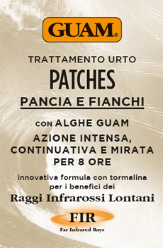 GUAM PATCHES TRATTAMENTO URTO PANCIA E FIANCHI 8 PEZZI - Antica Farmacia Ferrari