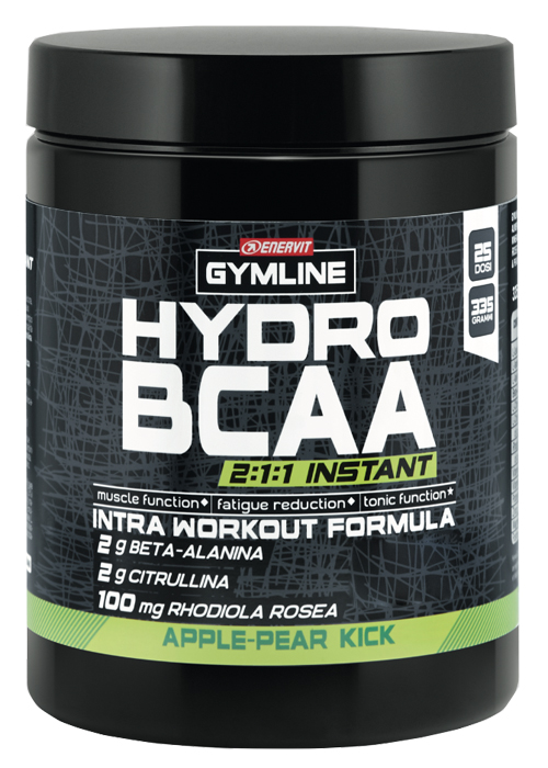 GYMLINE MUSCLE HYDRO BCAA INSTANT APPLE & PEAR POLVERE 335 G - Antica Farmacia Ferrari