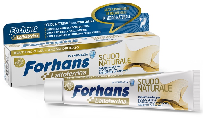 FORHANS DENTIFRICIO SCUDO NATURALE 75 ML - Antica Farmacia Ferrari