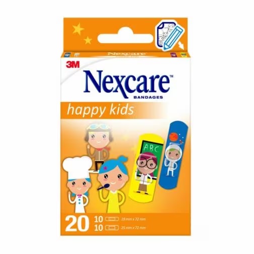 CEROTTI NEXCARE KIDS PLASTERS PROFESSIONS 20 PEZZI ASSORTITI - Antica Farmacia Ferrari