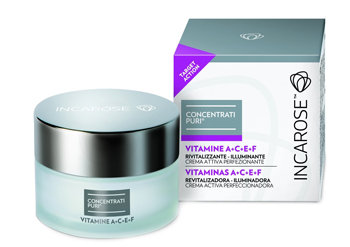 INCAROSE CONCENTRATO PURI CREMA VITAMINE A+C+E+F 50 ML - Antica Farmacia Ferrari