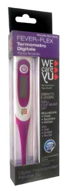 TERMOMETRO DIGITALE FLESSIBILE WECAREYU FEVER FLEX TERM 1 PEZZO - Antica Farmacia Ferrari