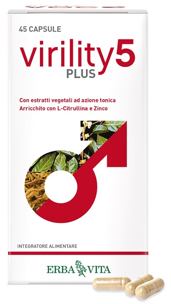 VIRILITY 5 PLUS 45 CAPSULE - Antica Farmacia Ferrari