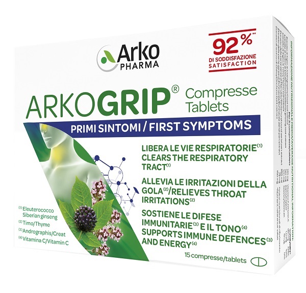 ARKOGRIP 15 COMPRESSE - Antica Farmacia Ferrari
