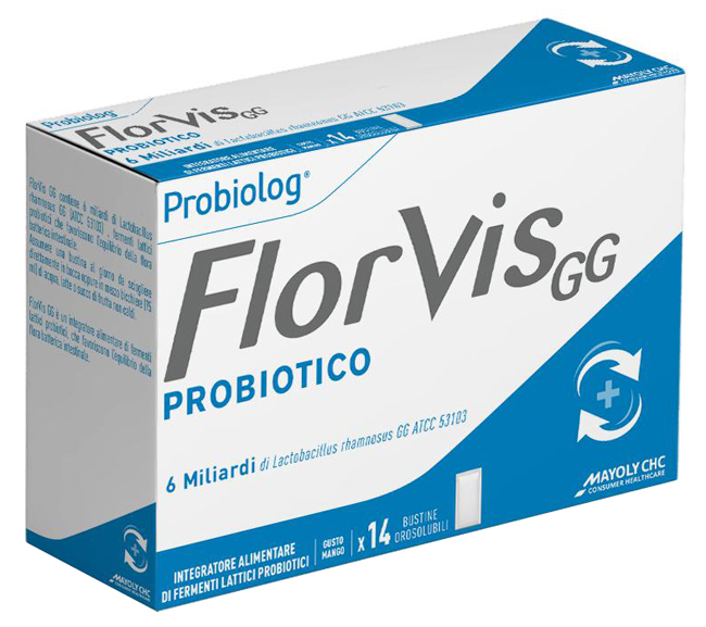 FLORVIS GG 14 BUSTINE OROSOLUBILI GUSTO MANGO - Antica Farmacia Ferrari