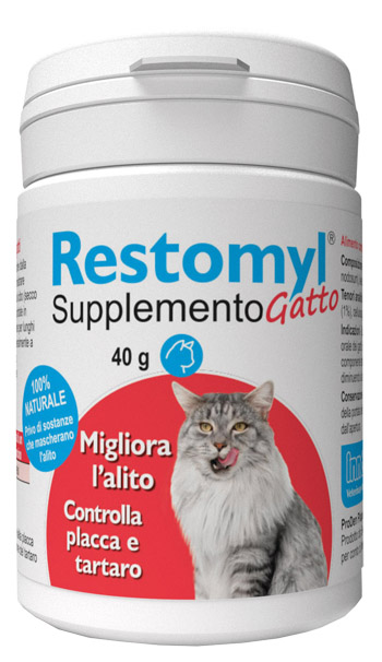 RESTOMYL SUPPLEMENTO GATTO FLACONCINO 40 G - Antica Farmacia Ferrari