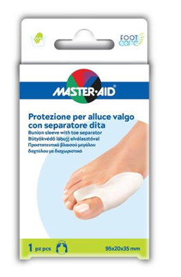 PROTEZIONE MASTER-AID PER ALLUCE VALGO CON SEPARATORE DITA INTEGRATO 1 PEZZO - Antica Farmacia Ferrari