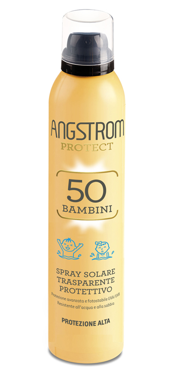 ANGSTROM PROTECT 50 BAMBINI SPRAY SOLARE TRASPARENTE 250 ML - Antica Farmacia Ferrari