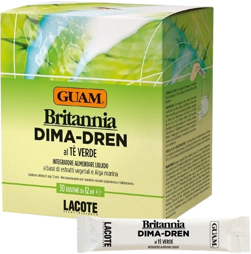 GUAM BRITANNIA DIMA DREN 30 BUSTINE DA 12 ML - Antica Farmacia Ferrari