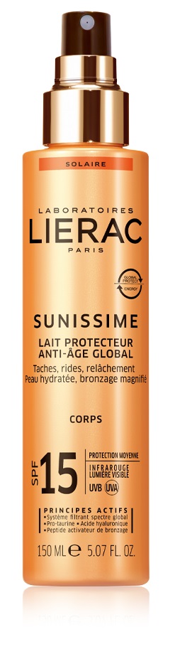 LIERAC SUNISSIME LATTE CORPO SPF15 150 ML - Antica Farmacia Ferrari