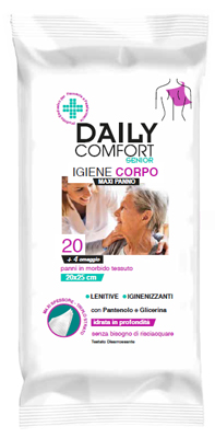 DAILY COMFORT SENIOR PANNI IGIENE CORPO 24 PEZZI - Antica Farmacia Ferrari