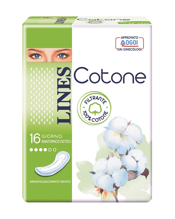 LINES COTONE NON ULTRA ANATOMICI DISTESI 16 PEZZI - Antica Farmacia Ferrari