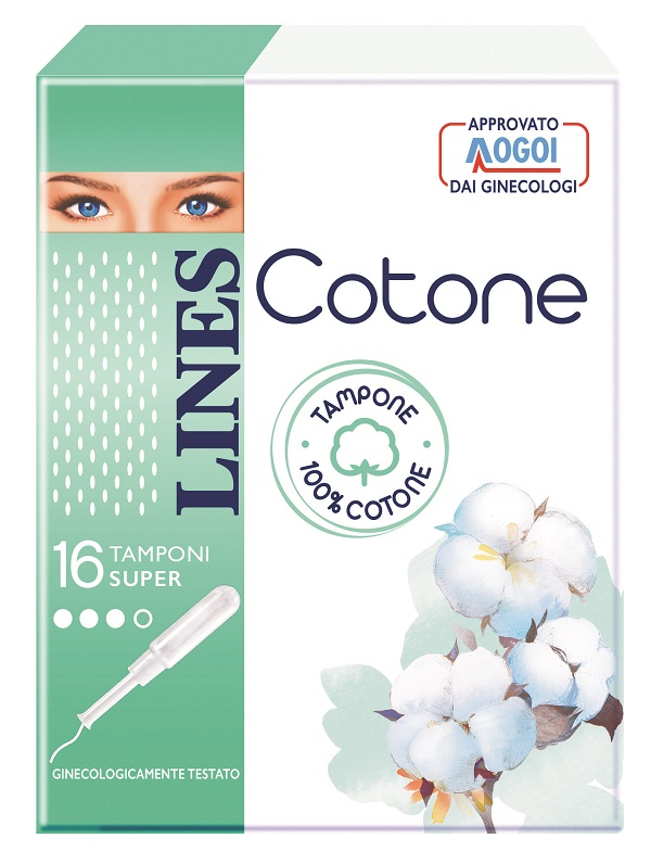 LINES COTONE TAMPONE SUPER 16 PEZZI - Antica Farmacia Ferrari