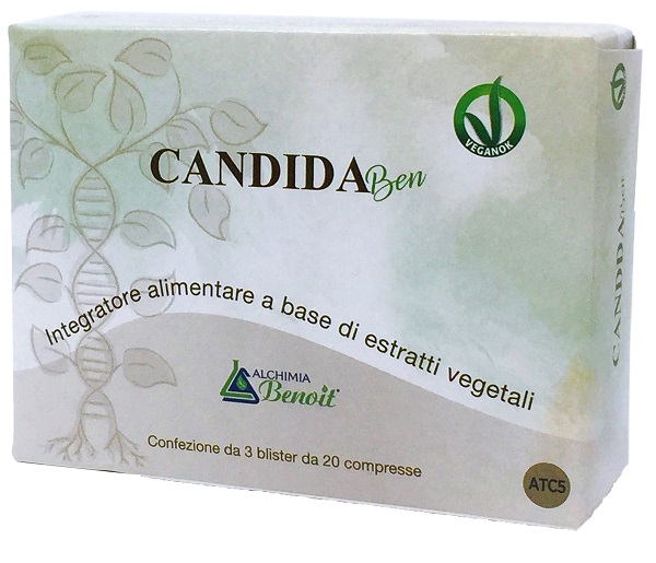 CANDIDA BEN 60 COMPRESSE - Antica Farmacia Ferrari