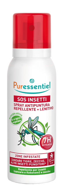 PURESSENTIEL SPRAY ANTIPUNTURA SOS INSETTI PMC 75 ML - Antica Farmacia Ferrari