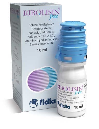 COLLIRIO SOLUZIONE OFTALMICA RIBOLISIN FREE 10 ML - Antica Farmacia Ferrari