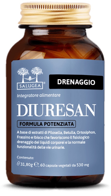 SALUGEA DIURESAN FORMULA POTENZIATA 60 CAPSULE - Antica Farmacia Ferrari