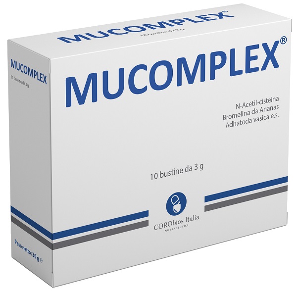 MUCOMPLEX 10 BUSTINE DA 3 G - Antica Farmacia Ferrari