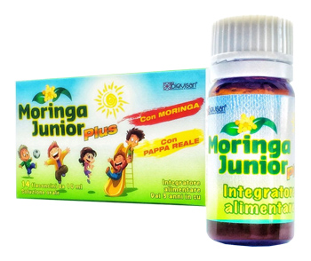 MORINGA JUNIOR PLUS 10 FLACONCINI DA 10 ML - Antica Farmacia Ferrari