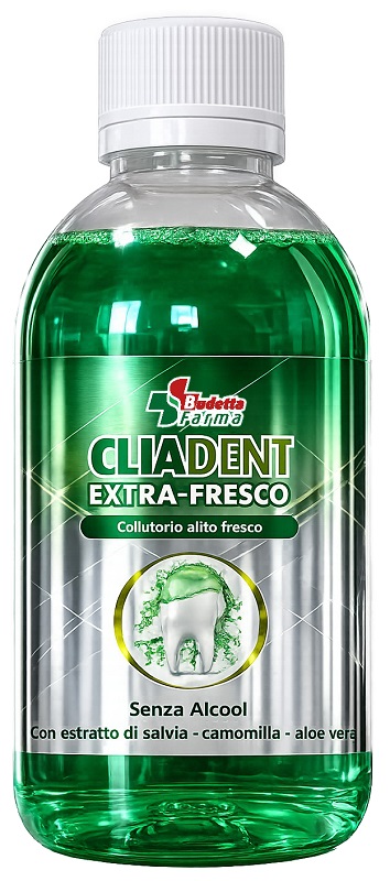 CLIADENT COLLUTORIO ALITO FRESCO ALLE ERBE 500 ML - Antica Farmacia Ferrari