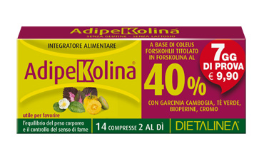 ADIPEKOLINA 7 DAYS 14 COMPRESSE DIETALINEA - Antica Farmacia Ferrari