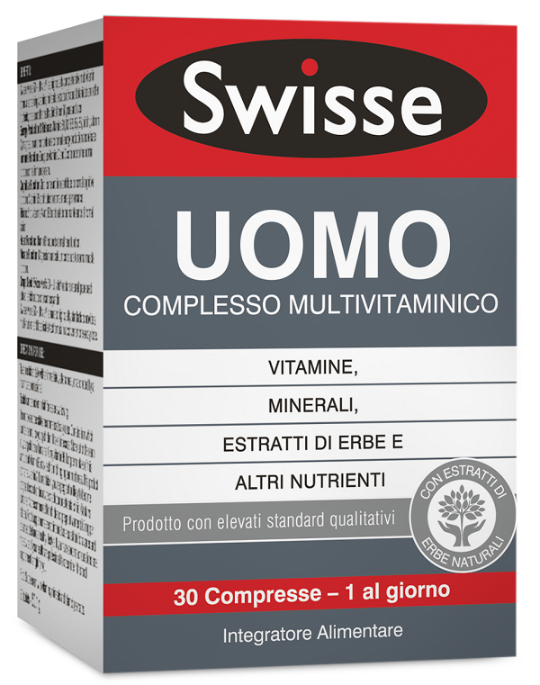 SWISSE MULTIVITAMINICO UOMO 30 COMPRESSE - Antica Farmacia Ferrari