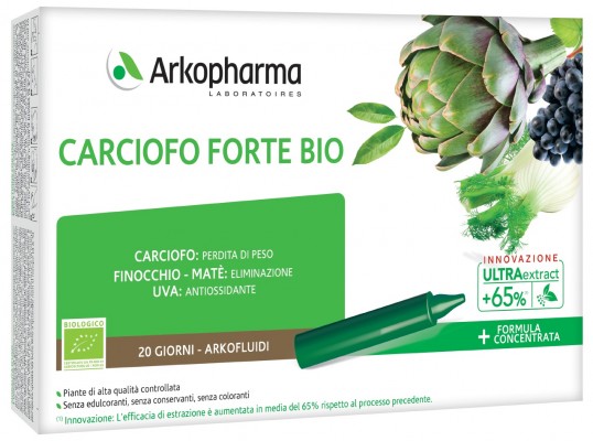 ARKOFLUIDI ULTRA SUONI CARCIOFO FORTE BIO 20 FIALE - Antica Farmacia Ferrari