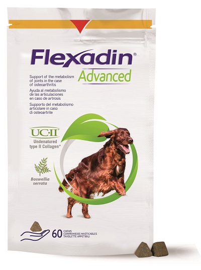 FLEXADIN ADVANCED 60 TAVOLETTE APPETIBILI MASTICABILI PER CANI - Antica Farmacia Ferrari