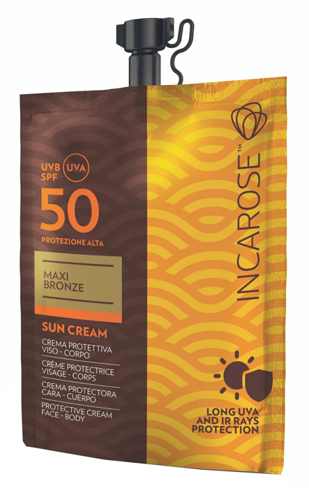 INCAROSE MAXI BRONZE SUN CREAM SPF50 50 ML - Antica Farmacia Ferrari