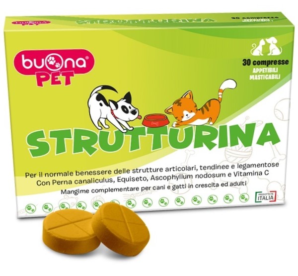 BUONAPET STRUTTURINA 30 COMPRESSE - Antica Farmacia Ferrari