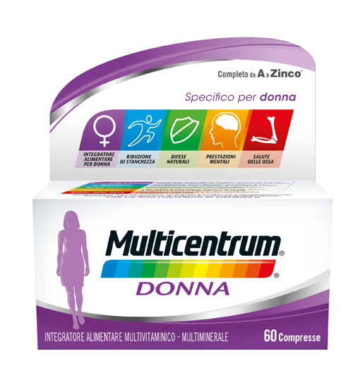 MULTICENTRUM DONNA 60 COMPRESSE - Antica Farmacia Ferrari