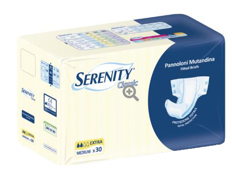 SERENITY PANNOLONE A MUTANDINA CLASSIC EXTRA XL 15 PEZZI - Antica Farmacia Ferrari