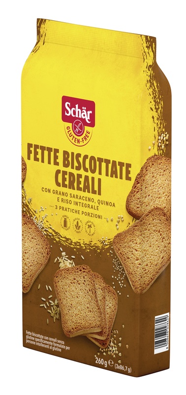 SCHAR FETTE BISCOTTATE AI CEREALI 260 G - Antica Farmacia Ferrari