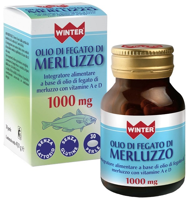 OLIO DI FEGATO DI MERLUZZO 30 PERLE WINTER - Antica Farmacia Ferrari