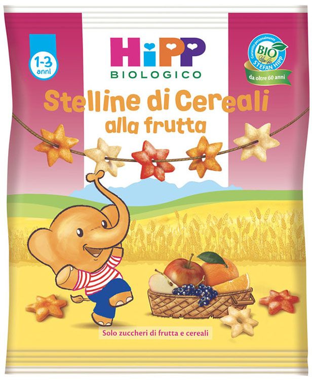 HIPP BIO STELLINE DI CEREALI ALLA FRUTTA 30 G - Antica Farmacia Ferrari