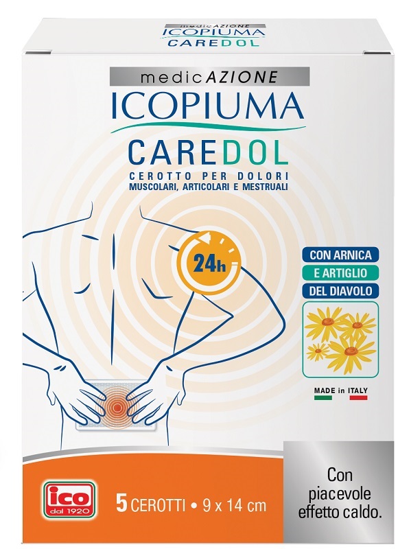ICOPIUMA CAREDOL CEROTTO DOL RETTANGOLARE 5 PEZZI - Antica Farmacia Ferrari