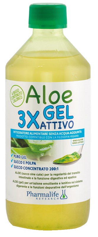 ALOE GEL 3X ATTIVO 500 ML - Antica Farmacia Ferrari